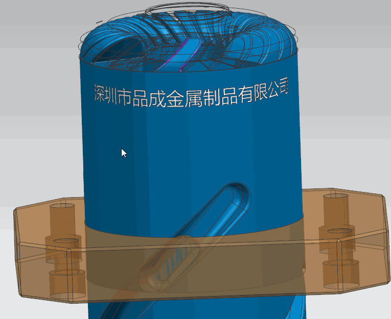 品成壓鑄模具設計：品成金屬于2022年自主研發(fā)設計了渦輪葉片旋轉出模