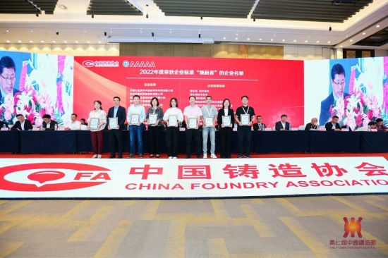 對(duì)2021年和2022年入圍企業(yè)標(biāo)準(zhǔn)“領(lǐng)跑者”的企業(yè)進(jìn)行表彰