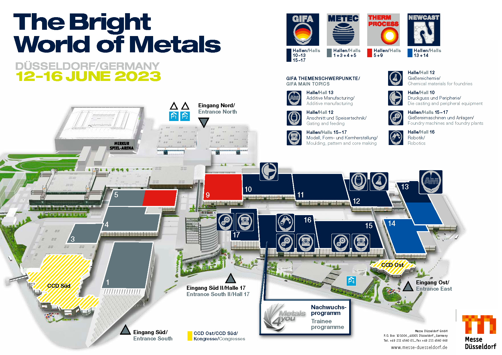 GMTN2023系列展以“璀璨金屬世界”為主題，覆蓋了鑄造技術(shù)、精密鑄件、冶金及熱處理技術(shù)四大板塊